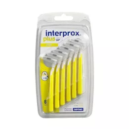 INTERPROX pluss mini gul interdental børste, 6 stk