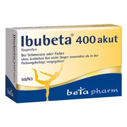 IBUBETA 400 akutte filmdrasjerte tabletter, 50 stk