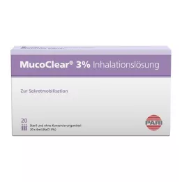 MUCOCLEAR 3 % NaCl inhalasjonsløsning, 20X4 ml