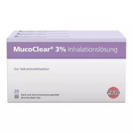MUCOCLEAR 3 % NaCl inhalasjonsløsning, 60X4 ml
