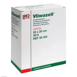 VLIWAZELL Absorberende kompresser sterile 20x20 cm, 30 stk