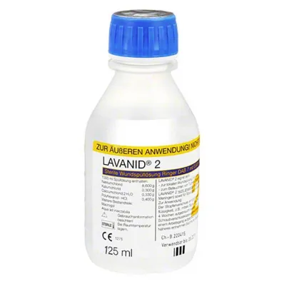 Lavanid 2 sårskylleløsning, 125 ml