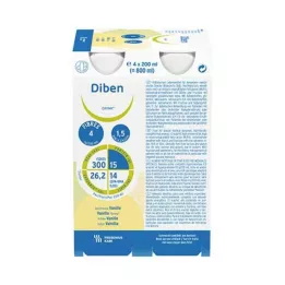 DIBEN DRINK Vanilje 1,5 kcal/ml, 24X200 ml