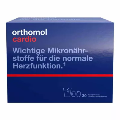 ORTHOMOL Kombinasjonspakke med kardiogranulat/kapsler/tabletter, 1 stk