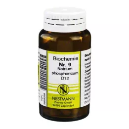 BIOCHEMIE 9 Natrium phosphoricum D 12 tabletter, 100 stk