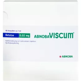 ABNOBAVISCUM Betulae 0,02 mg ampuller, 48 stk