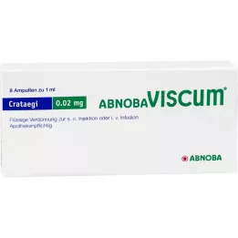 ABNOBAVISCUM Crataegi 0,02 mg ampuller, 8 stk