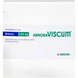 ABNOBAVISCUM Quercus 0,02 mg ampuller, 48 stk
