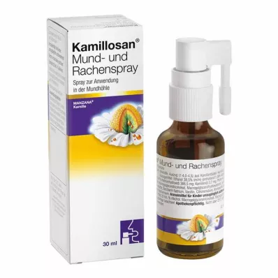KAMILLOSAN Munn- og halsspray, 30 ml KAMILLOSAN Munn- og halsspray, 30 ml