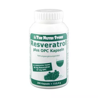 RESVERATROL PLUS OPC kapsler, 200 stk
