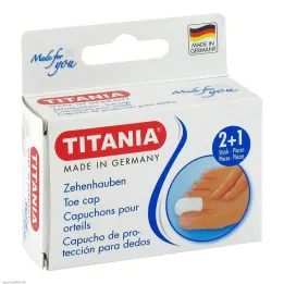 Tåbelegg 2 små og 1 stor Titania, 3 stk