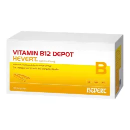 VITAMIN B12 DEPOT Hevert ampuller, 100 stk