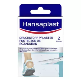HANSAPLAST Trykkstopp gjennomsiktig.Beskyttelsespute, 2 stk