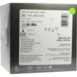 Wellion Calla Light Blood Glukose Meter MG / DL Green, 1 stk