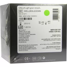 Wellion Calla Light Blood Glukose Meter MMOL / L Green, 1 stk