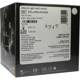 Wellion Calla Light Blood Glukose Meter MMOL / L White, 1 stk