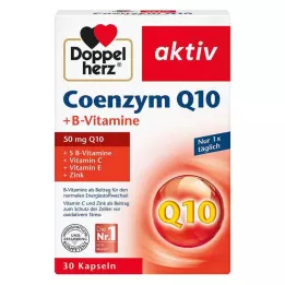 DOPPELHERZ Koenzym Q10+B Vitaminer Kapsler, 30 stk
