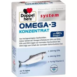 DOPPELHERZ Omega-3 konsentratsystemkapsler, 30 stk