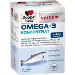 DOPPELHERZ Omega-3 konsentratsystemkapsler, 60 stk