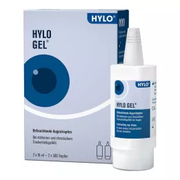 HYLO-GEL Øyedråper, 2X10 ml