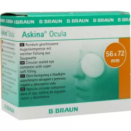 ASKINA OCULA EYE KOMPR.56X72 mm Unstering, 5 stk