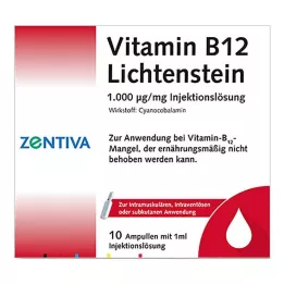 VITAMIN B12 1000 μg Lichtenstein ampuller, 10X1 ml