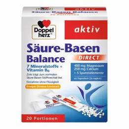 DOPPELHERZ Syre-Base Balanse DIRECT Pellets, 20 stk