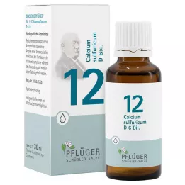 BIOCHEMIE Pflüger 12 Kalsium Sulfuricum D 6 drypp., 30 ml