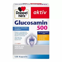 DOPPELHERZ Glukosamin 500 kapsler, 120 stykker
