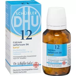 BIOCHEMIE DHU 12 Kalsium Sulfuricum D 6 Tabl.Karto, 200 stk