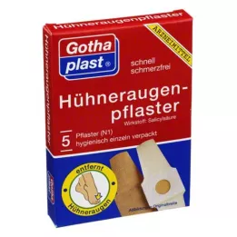 GOTHAPLAST Cornmed maisgips 2x6 cm, 5 stk