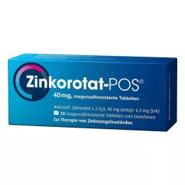 ZINKOROTAT POS gastro-resistente tabletter, 50 stk