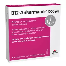 B12 ANKERMANN 1000 μg ampuller, 5X1 ml
