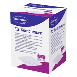 ES-KOMPRESSEN steril 7,5x7,5 cm 12-pakning, 10X10 stk