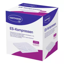 ES-KOMPRESSEN steril 7,5x7,5 cm 12-fold bulkpakke, 5X20 stk
