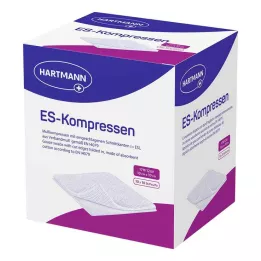 ES-KOMPRESSEN steril 10x10 cm 12-delt bulkpakke, 10X10 stk