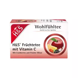 H&amp;S Frukt med C-vitaminfilterposer, 20X2,7 g