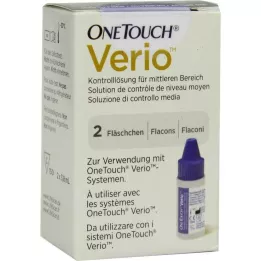 ONE TOUCH Verio kontrollløsningsmedium, 2X3,8 ml