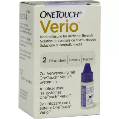 ONE TOUCH Verio kontrollløsningsmedium, 2X3,8 ml
