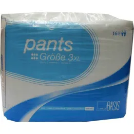 Param Pants Basic Str 3 XL, 16 stk