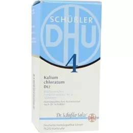 BIOCHEMIE DHU 4 Kalium Chloratum D 12 tabletter, 420 stk