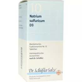 BIOCHEMIE DHU 10 Sodium Sulfuricum D 3 tabletter, 420 stk