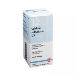 BIOCHEMIE DHU 12 Calcium sulfuricum D 3 tabletter, 420 stk