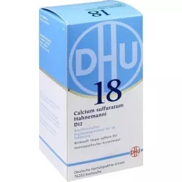 BIOCHEMIE DHU 18 Kalsium Sulfuratum D 12 tabletter, 420 stk