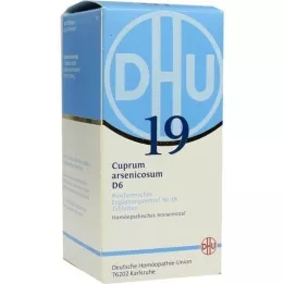 BIOCHEMIE DHU 19 Cuprum arsenicosum D 6 tabletter, 420 stk