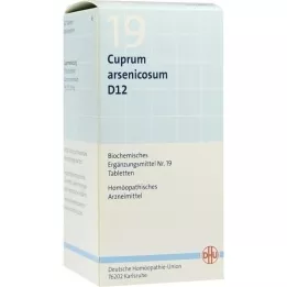 BIOCHEMIE DHU 19 Cuprum Arsenicosum D 12 tabletter, 420 stk