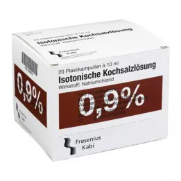 KOCHSALZLÖSUNG 0,9 % Pl.Fresenius injeksjonsløsning, 20X10 ml