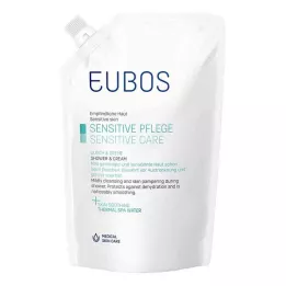 EUBOS SENSITIVE Dusj &amp; Krempåfyllingsflaske, 400 ml