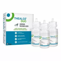 THEALOZ Duo øyedråper, 3X10 ml