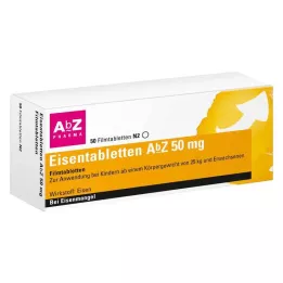 EISENTABLETTEN AbZ 50 mg filmdrasjerte tabletter, 50 stk